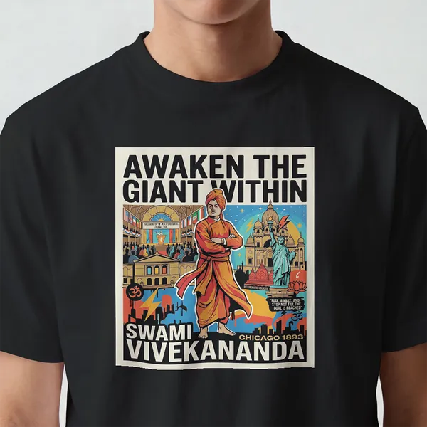 Swami_Vivekananda_Motivational_Graphic_Black_Cotton_T-Shirt_For_Men_And_Women
