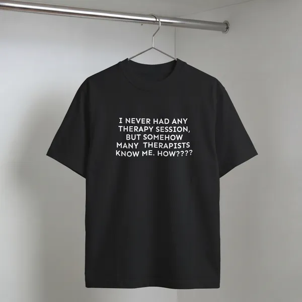 Therapist__Black_Cotton_T-Shirt_For_Men_And_Women