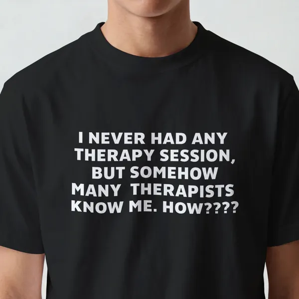 Therapist__Black_Cotton_T-Shirt_For_Men_And_Women