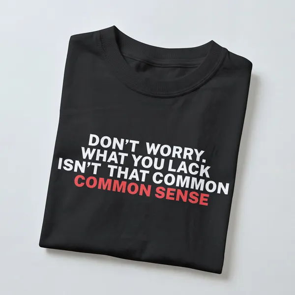 Common_Sense___Graphic__Cotton_T-Shirt_For_Men_And_Women