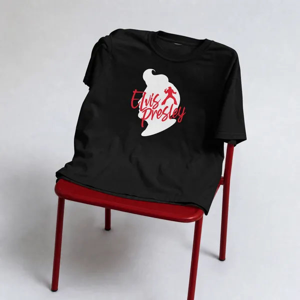 Elvis_Presley_oversize_Black_Cotton__Graphic_T-Shirt_For_Unisex