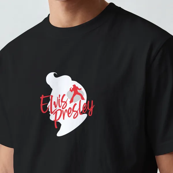Elvis_Presley_Black_Cotton__Graphic_T-Shirt_For_Unisex