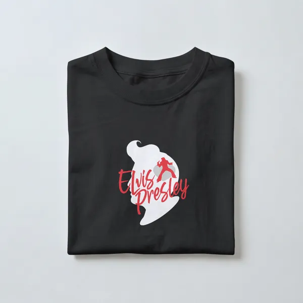 Elvis_Presley_Black_Cotton__Graphic_T-Shirt_For_Unisex