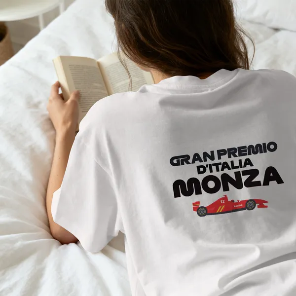Monza_Track_Formula_One_Oversized_White_Cotton_T-Shirt_For_Men_And_Women
