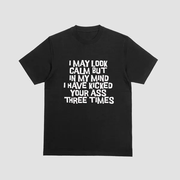 kick_on_ass__Black_Cotton_Graphic_T-Shirt_For_Unisex