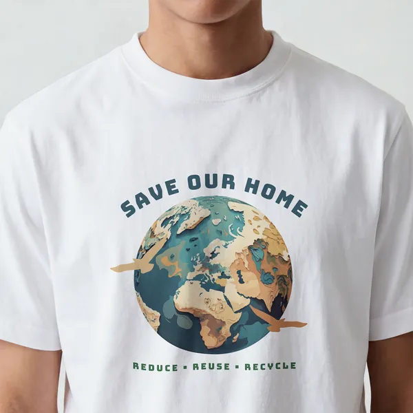 Save_Our_Home_Football_Graphic_White_Cotton_T-Shirt_For_Men_And_Women