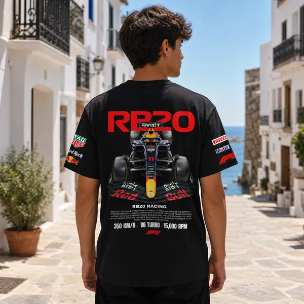 RB20_Formula_One_Graphic_Oversized_Black_Cotton_T-Shirt_For_Men_And_Women
