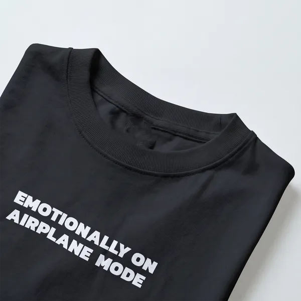 Emotionally_On_Airplane_Mode_Typography_Black_Cotton_T-Shirt_For_Men_And_Women