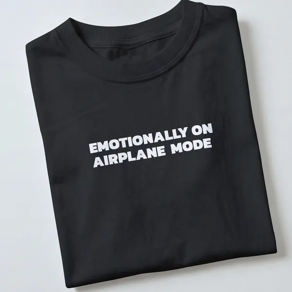 Emotionally_On_Airplane_Mode_Typography_Black_Cotton_T-Shirt_For_Men_And_Women