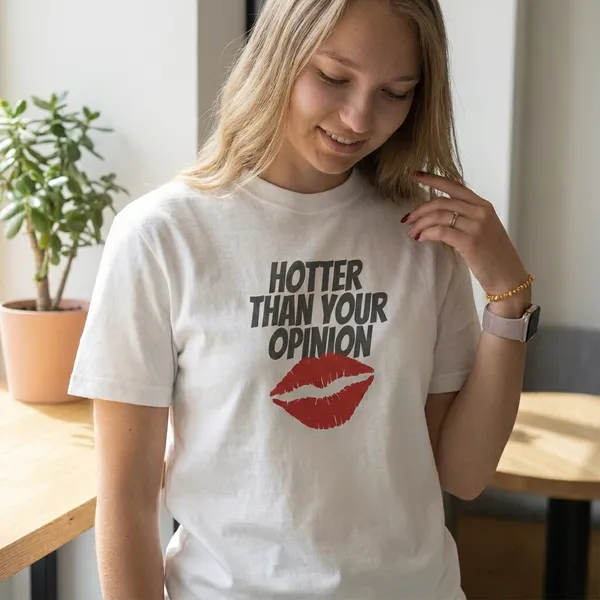 Hotter_Than_Your_Opinion_Print_White_Cotton_T-Shirt_For_Men_And_Women