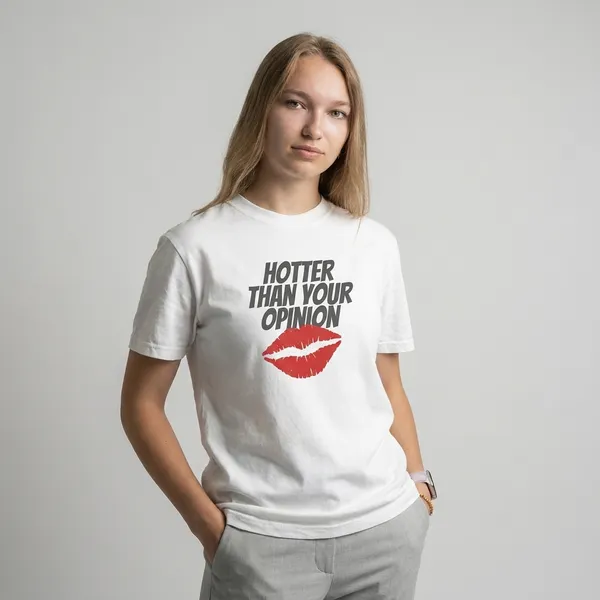 Hotter_Than_Your_Opinion_Print_White_Cotton_T-Shirt_For_Men_And_Women