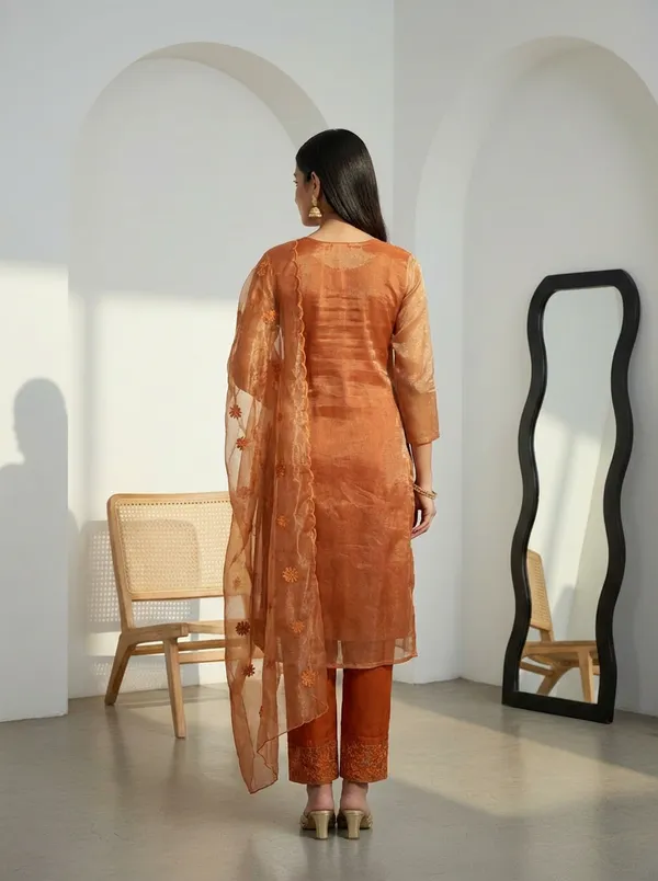 Orange_Cotton_Embroidered_Kurta_Set_With_Dupatta_For_Women