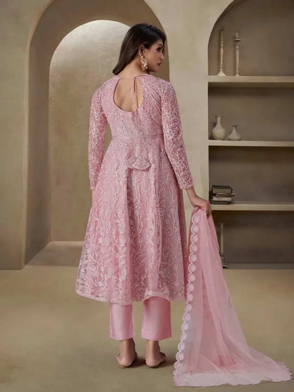 Pink_Cotton_Embroidered_Anarkali_Suit_Set_For_Women