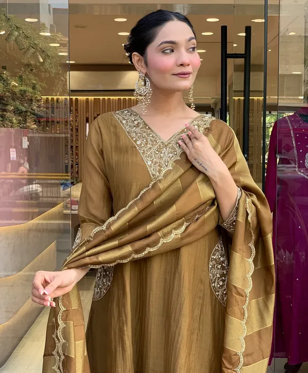 Olive_Green_Cotton_Embroidered_Anarkali_Suit_For_Women
