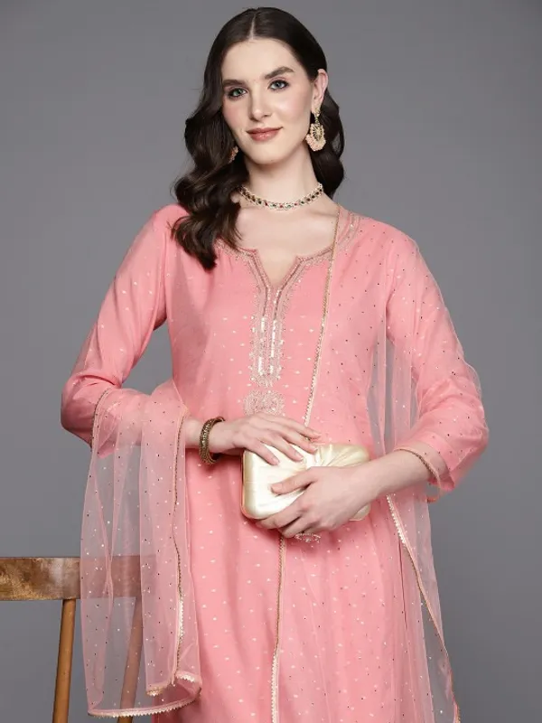 Pink_Cotton_Embroidered_Straight_Kurta_Set_For_Women