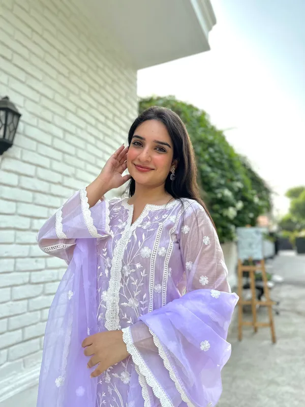 Lavender_Cotton_Embroidered_Kurta_Dupatta_Set_For_Women