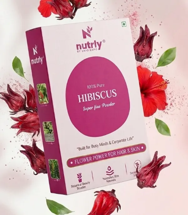 Nutrly_Pure_Hibiscus_Powder_Antioxidant_Hair_And_Skin_Care