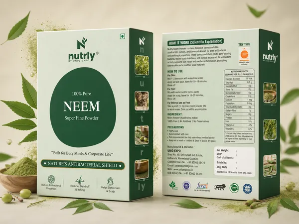 Nutrly_face_pack_combo_Pure_Neem_Powder_And_Multani_Mitti_Antibacterial_Skin_And_Hair_Care
