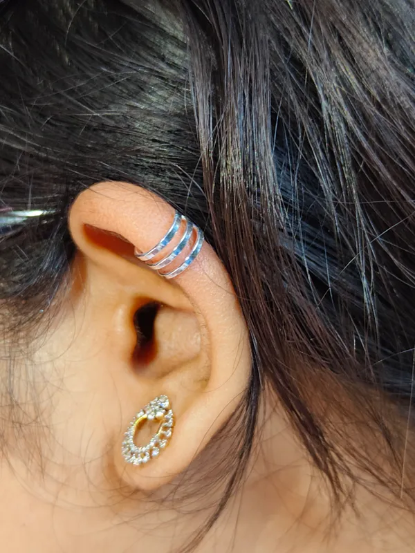 Silver_Crystal_Coil_Ear_Cuff_And_Stud_Earring_Set_For_Women
