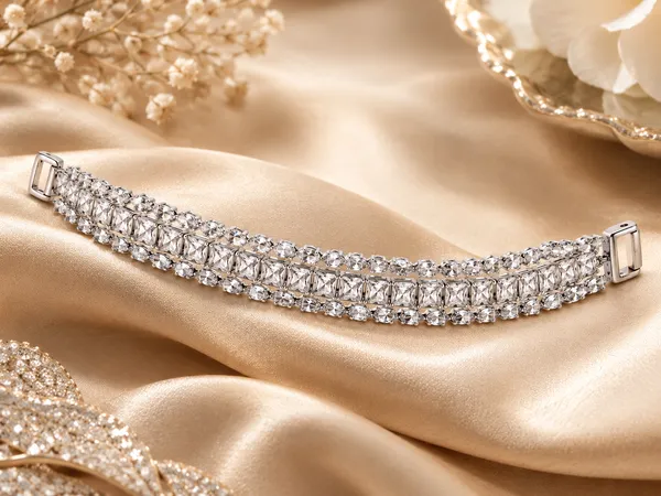 3-Row_Crystal_Silver-Tone_Bracelet