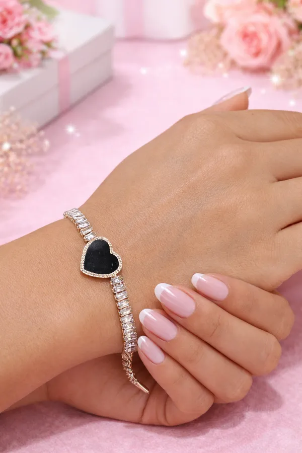 Black_Heart_Crystal_Tennis_Bracelet