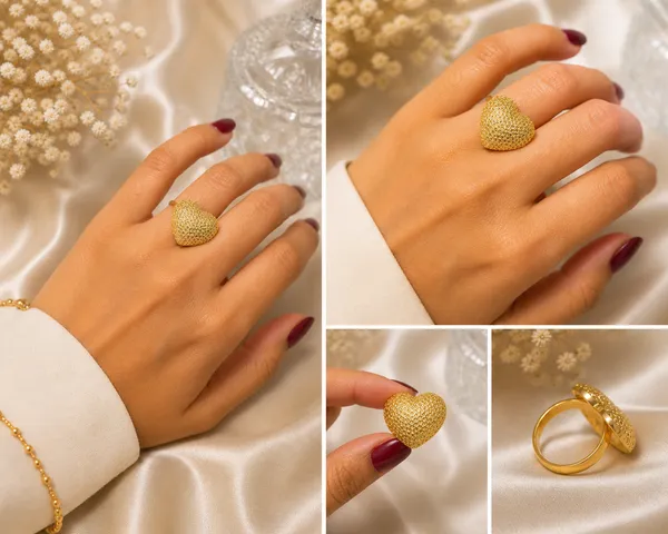 Textured_Gold_Heart_Statement_Ring