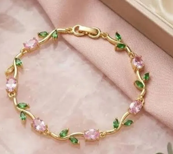Blossom_Rose_Vine_Crystal_Tulip_Bracelet