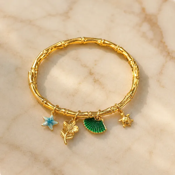 Enchanted_Garden_Gold-Tone_Charm_Bracelet