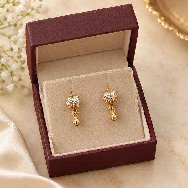 Floral_Crystal_Bali_Drop_Earrings