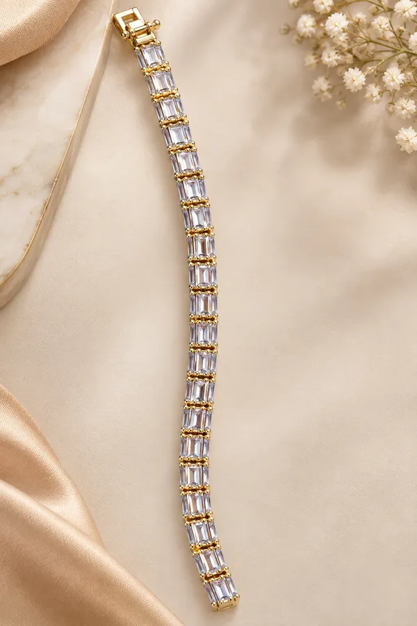 Gold_Baguette_Crystal_Tennis_Bracelet_for_Women_3_layer
