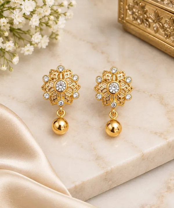 Gold_Floral_AD_Bali_Hoop_Earrings_with_Pearl-Look_Drop