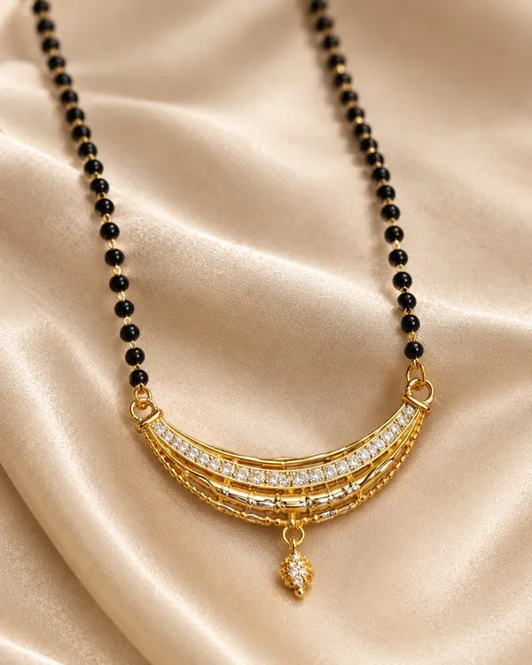 Gold-Tone_Crystal_Crescent_Mangalsutra_Necklace