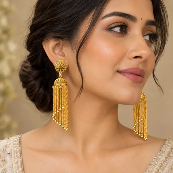 Gold-Tone_Long_Chain_Jhumka_Earrings_–_Traditional_Statement_Earrings