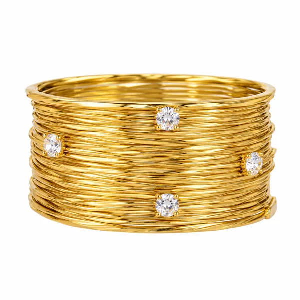 Gold-Tone_Multi-Strand_Crystal_Cuff_Bracelet