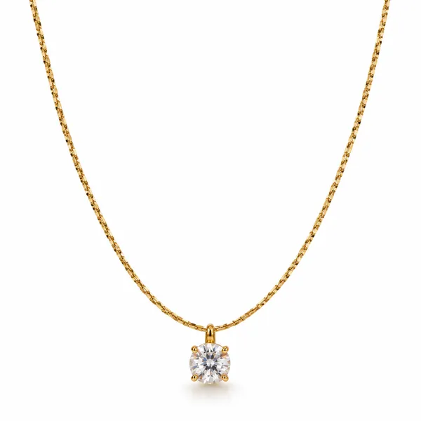 Gold-Tone_Solitaire_Crystal_Pendant_Necklace