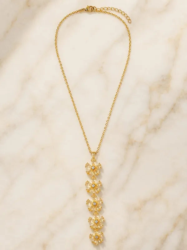 Golden_Cascading_Floral_Statement_Necklace