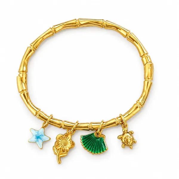 Golden_Multicolour_Charm_Bracelet