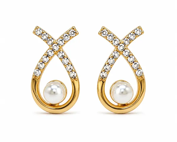 Golden_Pearl_X-Crossover_Drop_Earrings