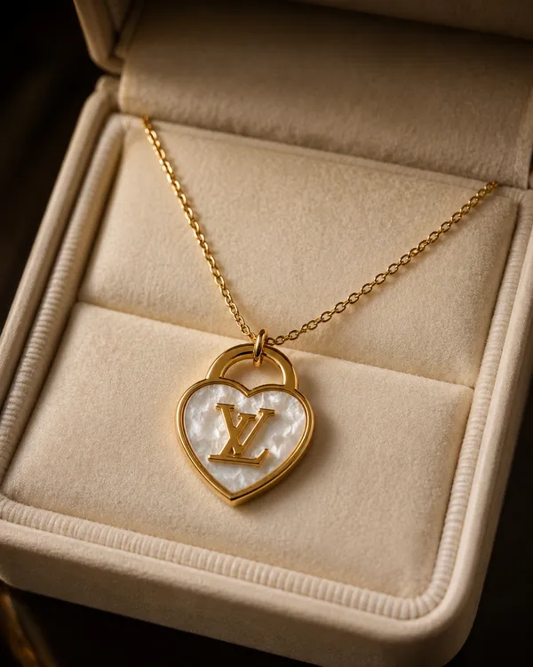 Heart_Shape_Gold-Plated_Pendant_Necklace_with_White_Mother_of_Pearl_Design