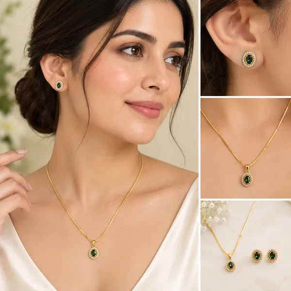 Petite_Emerald_Green_Pendant_Set