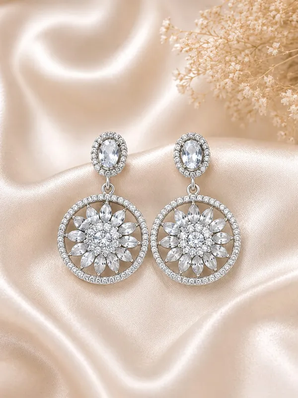 Floral_Crystal_Drop_Earrings_Elegant_Bridal_Wedding_Jewelry