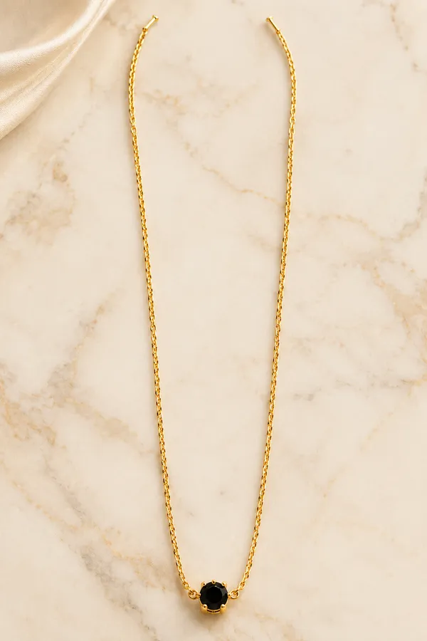 Midnight_Black_Stone_Minimal_Pendant_Necklace