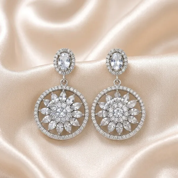 Floral_Crystal_Drop_Earrings_Elegant_Bridal_Wedding_Jewelry