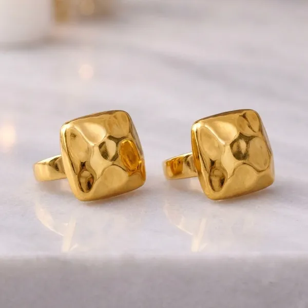Hammered_Gold_Statement_Ring_Pack_Of_2