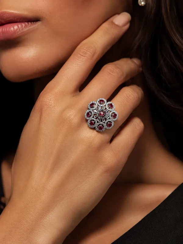 Silver-Toned_American_Diamond_Cocktail_Ring