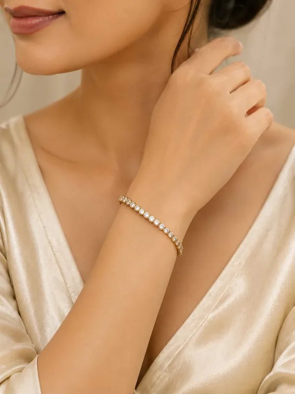 Women_Gold-Plated_Crystal_Tennis_Bracelet