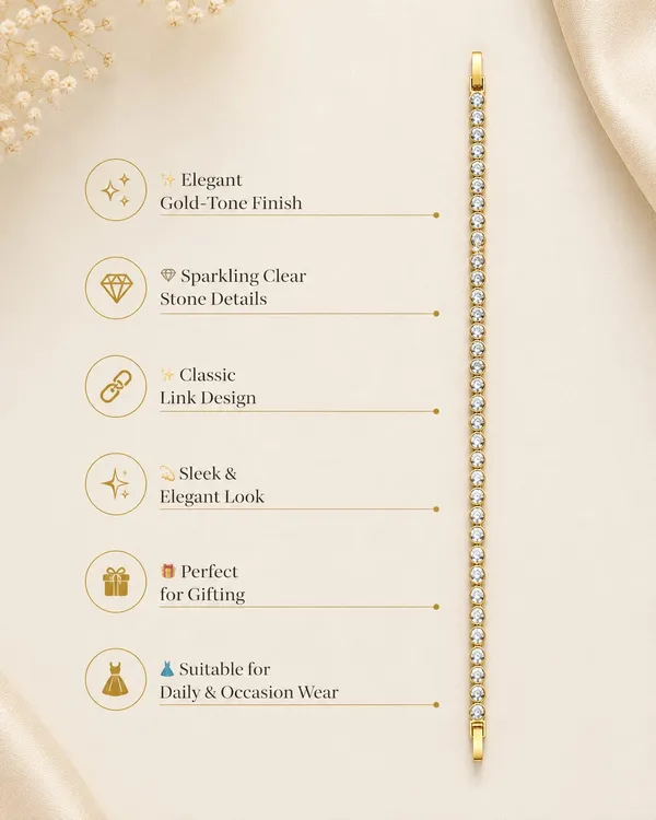 Women_Gold-Plated_Crystal_Tennis_Bracelet