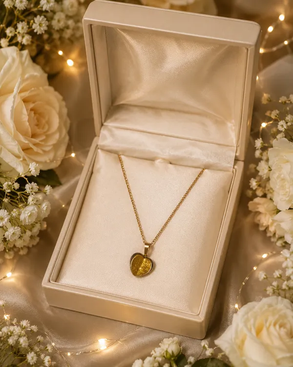 Women's_Gold_Plated_Heart_Pendant_Necklace