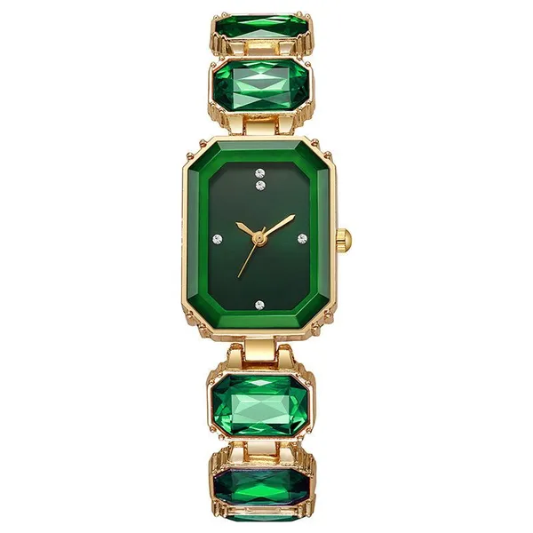 Women’s_Green_Stone_Bracelet_Watch