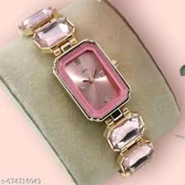 Women’s_Pink_Stone_Bracelet_Watch